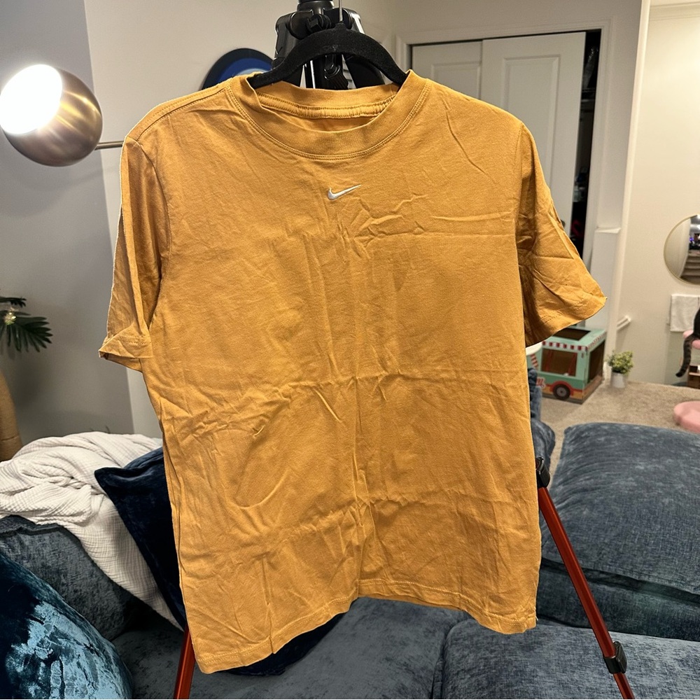 The Nike Tee Loose Fit Short Sleeve Tee in Tan